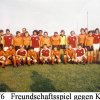 1976 Freundschaftsspiel gegen Köln